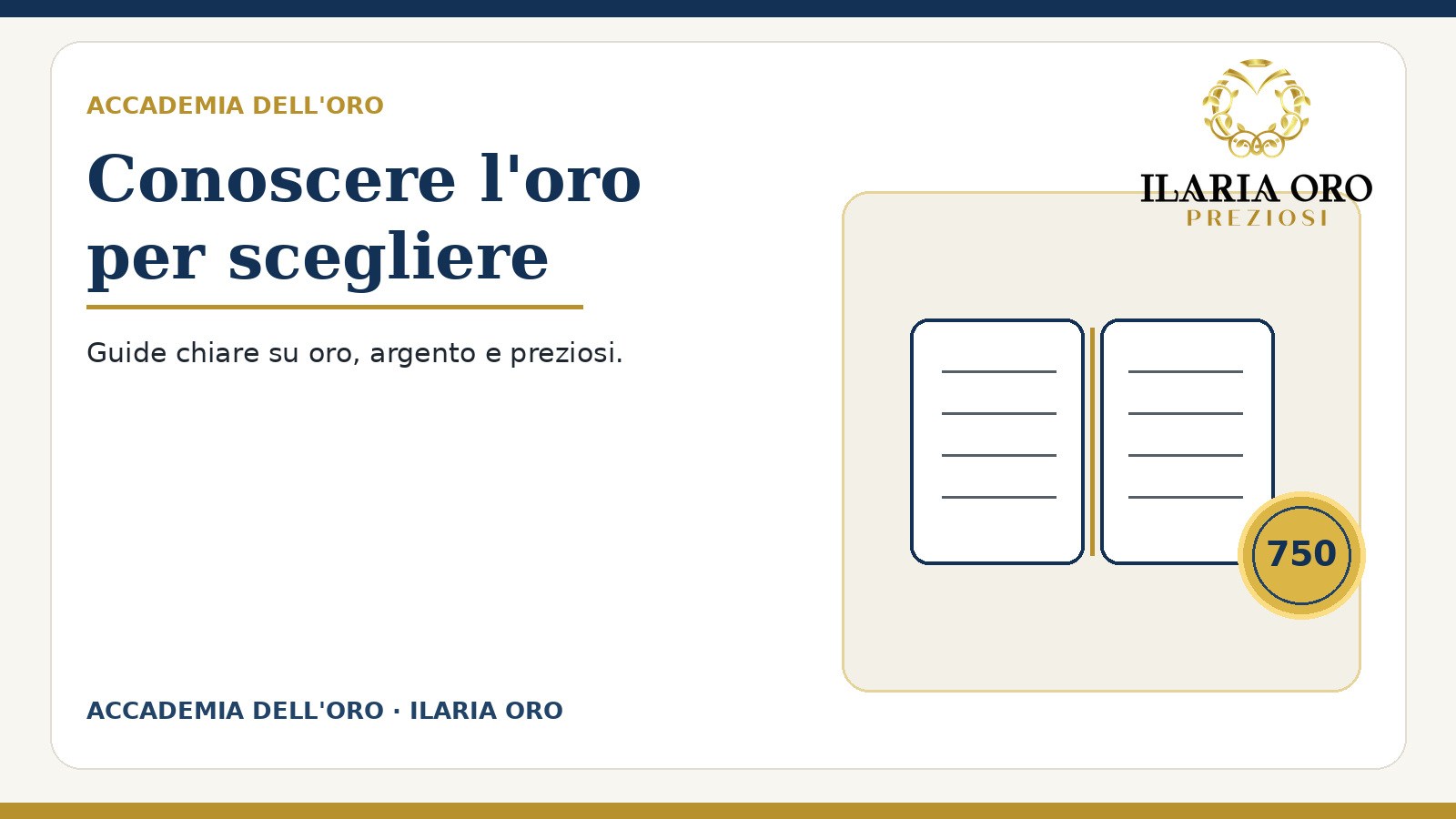 Accademia dell'Oro: guide su oro, argento e preziosi